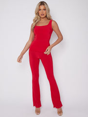 Slinky Vest Top & Flare Trouser Co-ord