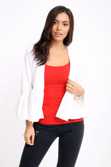 Frill Hem Gypsy Blazer Jacket