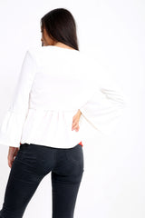 Frill Hem Gypsy Blazer Jacket