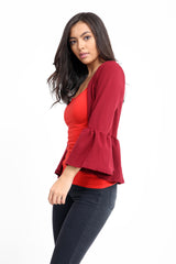 Frill Hem Gypsy Blazer Jacket