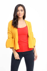 Frill Hem Gypsy Blazer Jacket