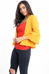 Frill Hem Gypsy Blazer Jacket