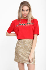 Kruppierte gute Stimmung nur Slogan T -Shirt