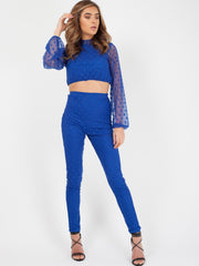 Polka Dot Mesh Co-ord