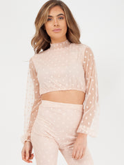 Polka Dot Mesh Co-ord