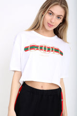 Kruppierte gute Stimmung nur Slogan T -Shirt