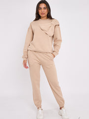 Bogendetail Sweatshirt & Jogger Fleece Co-ord