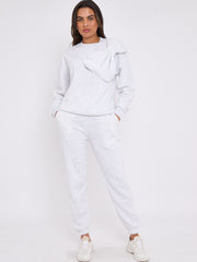Bogendetail Sweatshirt & Jogger Fleece Co-ord
