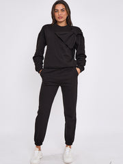 Bogendetail Sweatshirt & Jogger Fleece Co-ord