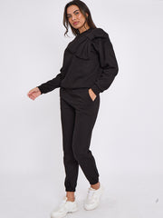 Bogendetail Sweatshirt & Jogger Fleece Co-ord