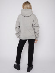 Ribbon Drawstring Ruched Sleeves Fleeced Hoodie