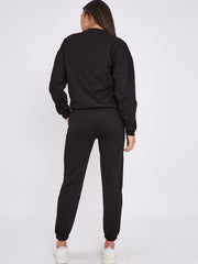 Bogendetail Sweatshirt & Jogger Fleece Co-ord