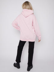 Mischief Teddy Graphic Print Hoodie