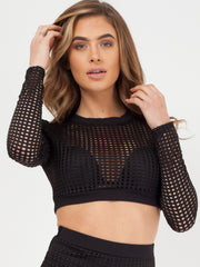 Crochet Shorts & Top Co-ord Set