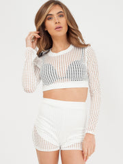 Crochet Shorts & Top Co-ord Set
