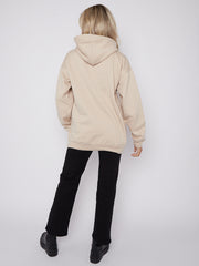 Rock Love Tiger Graphic Print Hoodie