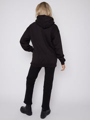 Rock Love Tiger Graphic Print Hoodie