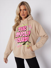 La encantadora sudadera con huella gráfica del club