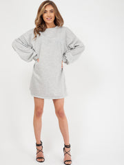Plain Oversized Basic Sweater Dress