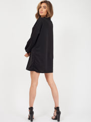 Plain Oversized Basic Sweater Dress