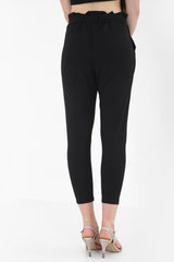 Paper Bag Tie Waist Trousers