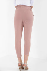 Paper Bag Tie Waist Trousers