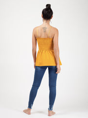 Knot Front Button Cami Top