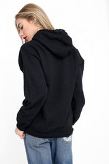 Loyalität Tiger Print Kapuzenpullover