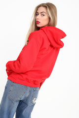 Loyalität Tiger Print Kapuzenpullover