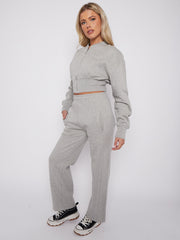 Geborduurd San Francisco Zip Up Fleece Coörde