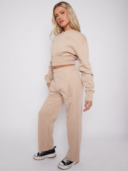 Geborduurd San Francisco Zip Up Fleece Coörde