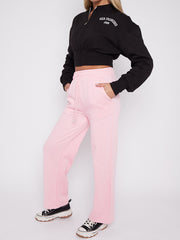 Pantalones de lana de pierna ancha