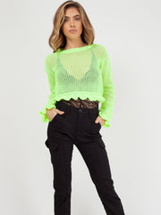 Haakfrill Crop top gebreide top