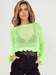 Haakfrill Crop top gebreide top
