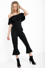 Detalles de voluntad Bardot Culotte Jumpsuit