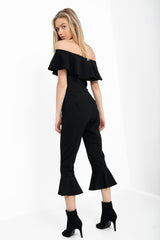 Detalles de voluntad Bardot Culotte Jumpsuit