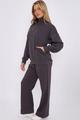 1/2 Zip Top & Jogger Fleece Co-ord