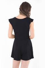 Playsuit de caída de encaje de atarra
