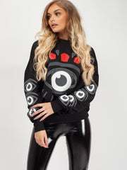 Eye Printed Sweatshirt Jumper