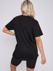 Cherry Lip Graphic Printed T-Shirt