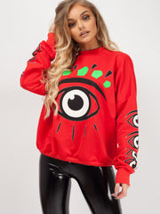 Eye Printed Sweatshirt Jumper