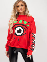Eye Printed Sweatshirt Jumper