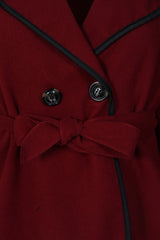 Faux Fur Collar Oversized Batwing Coat