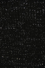 Choker nek lurex gebreide trui