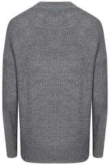 Choker nek lurex gebreide trui