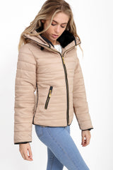 Plus Size Quilted Padded Puffer Bubble Jacket