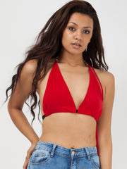 Chains Buckle Up Bralet Crop Top