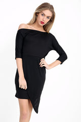 One Shoulder Asymmetric Dress