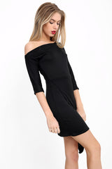 One Shoulder Asymmetric Dress
