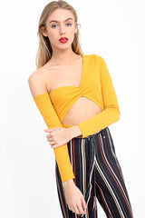 Cut Out One Shoulder Bodysuit